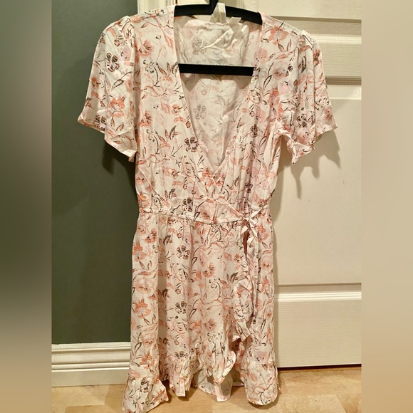 Roxy pink and white sundress NWT - Picture 2 of 4